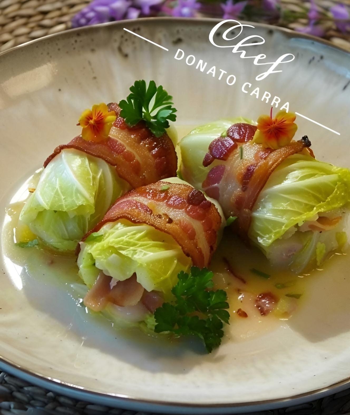 Involtini di verza ripieni