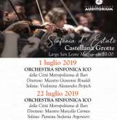 A Castellana Grotte due concerti dell’Orchestra Sinfonica della Città Metropolitana di Bari