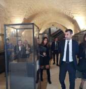 SOPRALLUOGO DEL SINDACO NEL MUSEO ARCHEOLOGICO DI SANTA SCOLASTICA