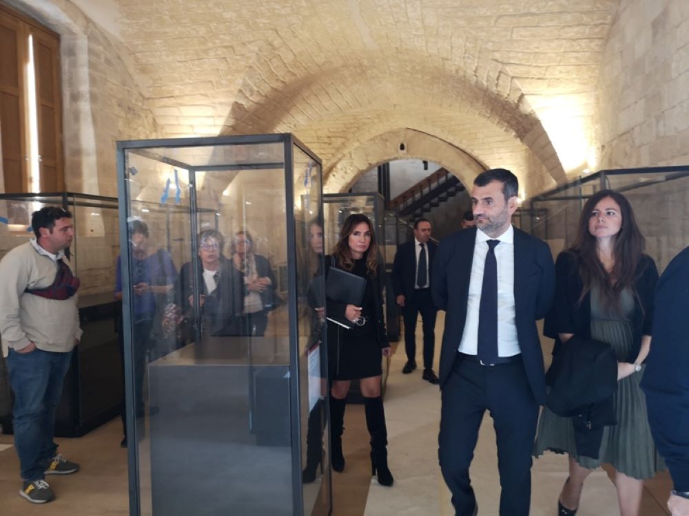 SOPRALLUOGO DEL SINDACO NEL MUSEO ARCHEOLOGICO DI SANTA SCOLASTICA