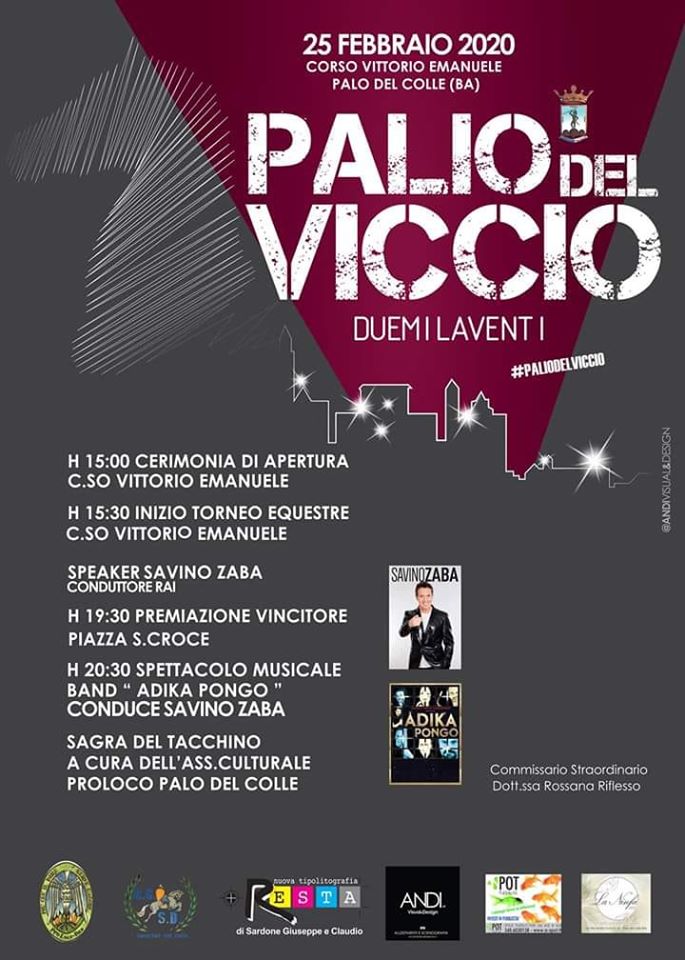 ''Palio del Viccio 2020'', la tradizione centenaria di Palo del Colle.