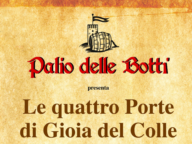Gioia del Colle: Presentazione progetto ''Le quattro Porte''