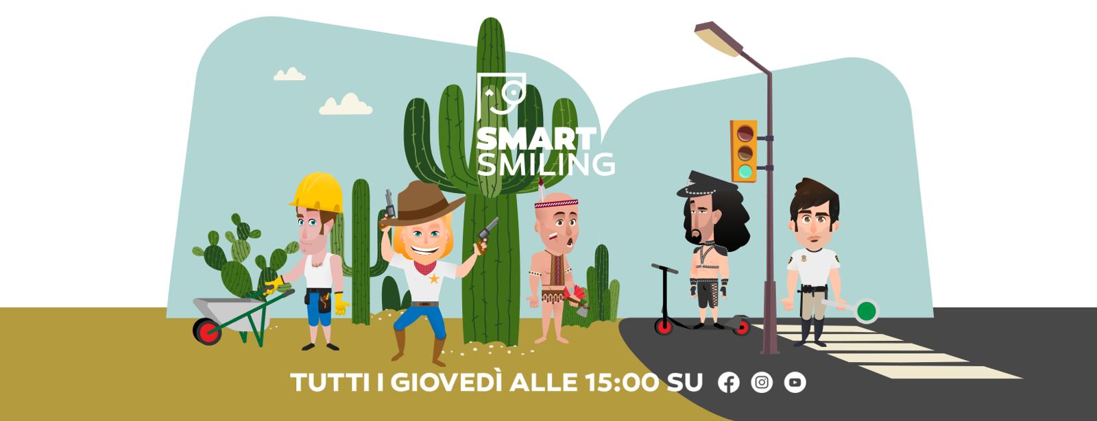 SMARTSMILING -La Rimbamband torna sul web con un nuovo progetto video, per rileggere a suo modo l’attualita'. Tra centoni satirici, musica, teatro e tanta comicita'!