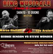 La Factory di Arte in Volo presenta: ''Ring Musicale.. A Colpi Di Canzoni (G. Benson Vs. Stevie Wonder)''