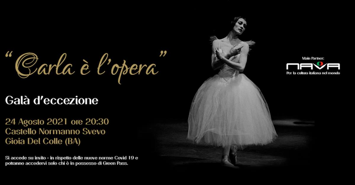 ''Carla e' l'opera'' - Il Magna Grecia Awards omaggia la Divina Carla Fracci