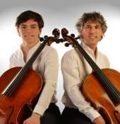 " Duo Cellos Svizzera  Milo Ferrazzini-Hauri e Claude Hauri." in  Concerto Venerdì 5 novembre 2021 a Noci