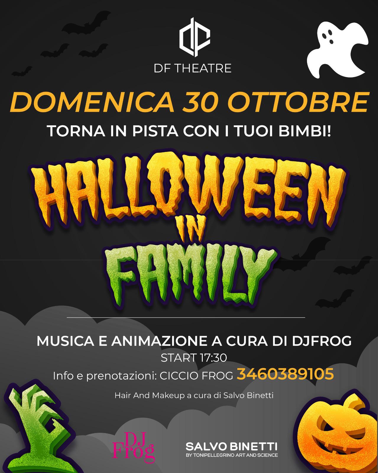 Bambine e bambini festeggiano Halloween riportando i genitori in pista