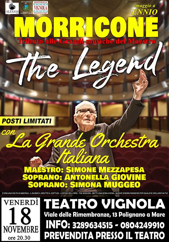 ''Morricone The Legend - Tributo alle grandi musiche del Maestro''