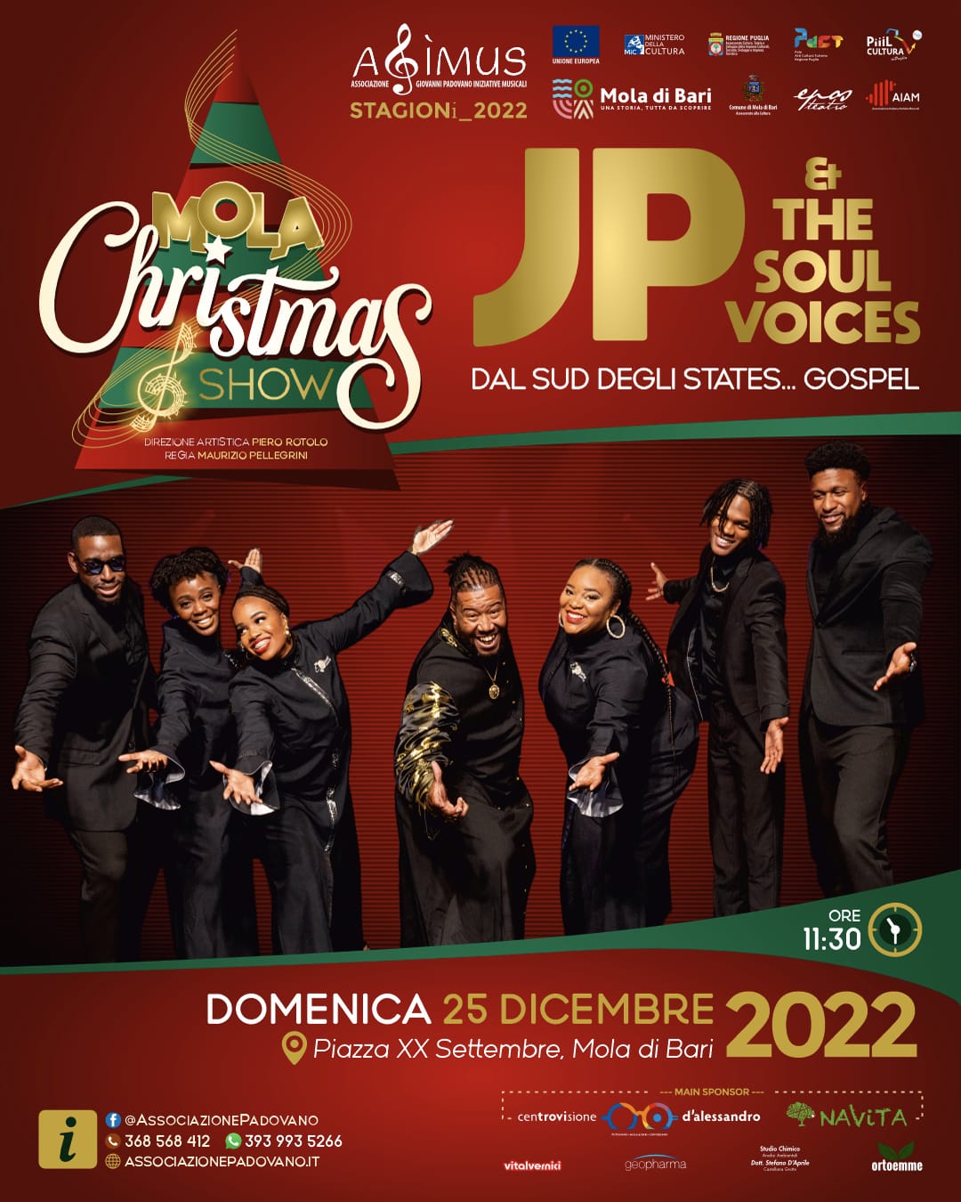 MOLA CHRISTMAS SHOW -''JP & THE SOUL VOICES''
