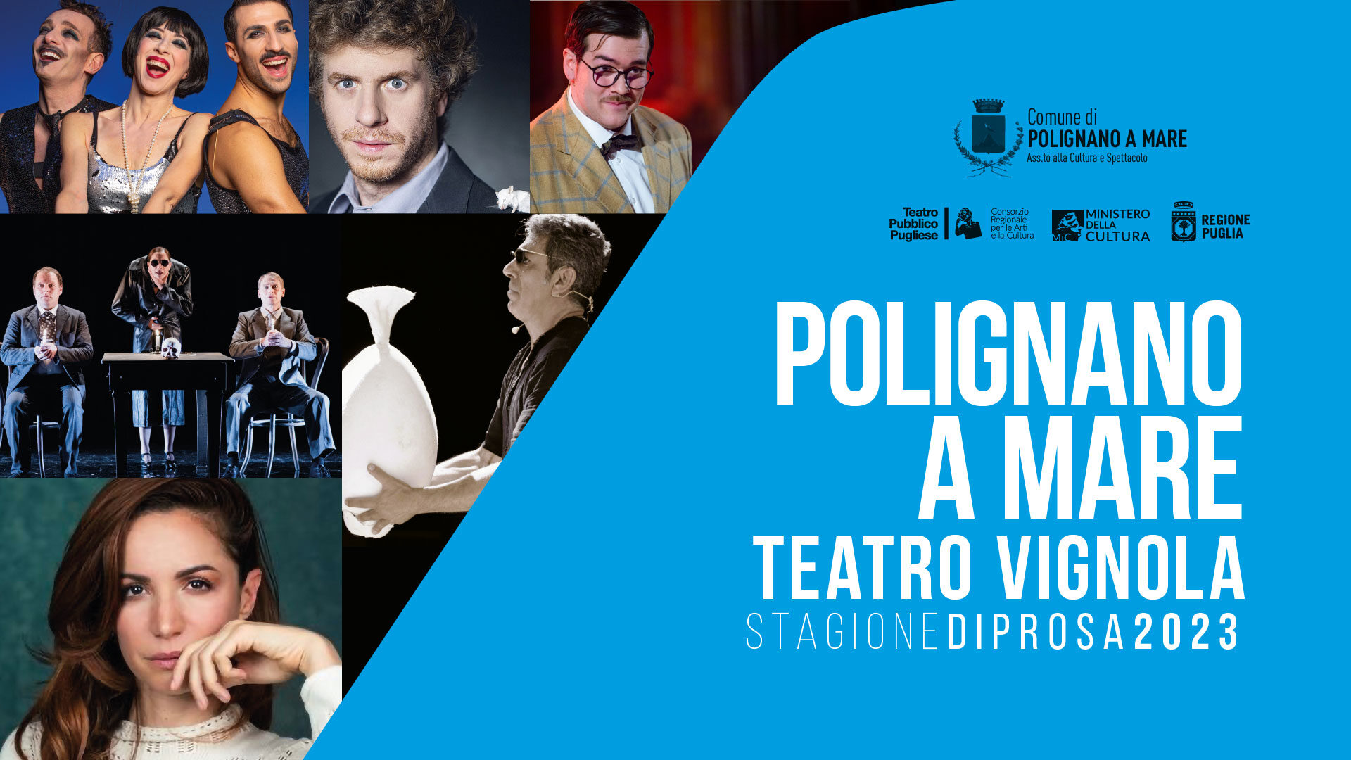 " TEATRO VIGNOLA  - la stagione di prosa 2022/23 - Sei appuntamenti da non perdere in collaborazione con TPP''