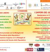 I Sapori del Grano – V edizione: pane, vino ed olio, i tre cibi sacri…