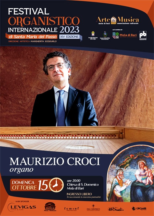 ''XIV Edizione del Festival Organistico Internazionale di Santa Maria del Passo-  Concerto del M° Maurizio Croci all’organo F. Zanin del 2018''