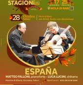'' ESPANA - MATTEO  FALLONI pianoforte, LUCA  LUCINI chitarra - Evento  AGIMUS per  STAGIONI 2023"