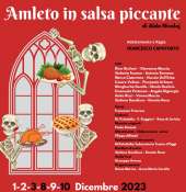 '' AMLETO IN SALSA PICCANTE *AL  DEBUTTO PER  LA STAGIONE DI PROSA DEL TEATRO ANGIOINO DI MOLA DI BARI''