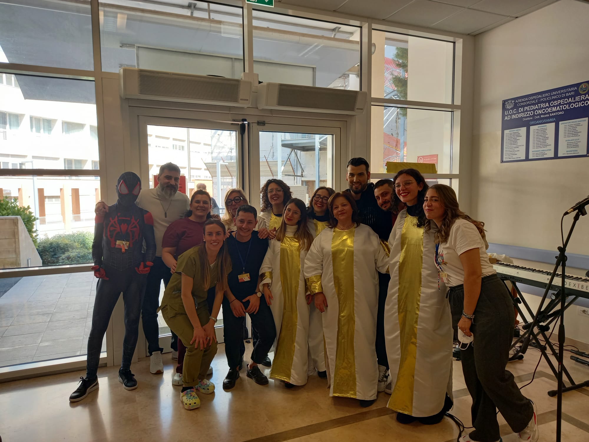 Una mattina speciale presso il reparto di Oncoematologia Pediatrica del Policlinico di Bari: Un mix di emozioni e musica