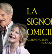 Paola Quattrini e Giuseppe Pambieri in ''La signora omicidi'' al  Teatroteam