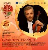 ''Grandi Interpreti: Pavel Berman e l'Orchestra Sinfonica OLES per  AGIMUS STAGIONI 2024''