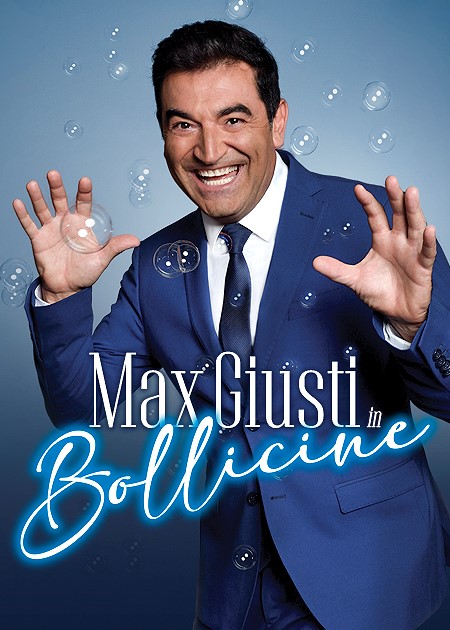 Max Giusti in ''Bollicine'' a Dicembre al Teatroteam di Bari