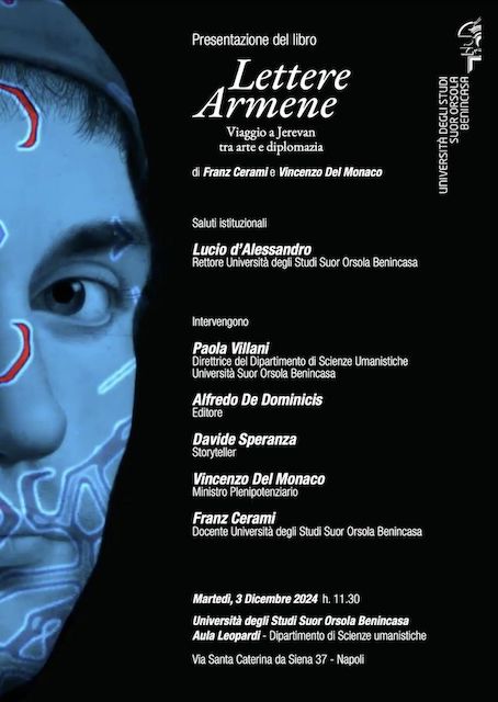 "Lettere Armene" di Del Monaco e Cerami presentato all'Università Suor Orsola Benincasa di Napoli