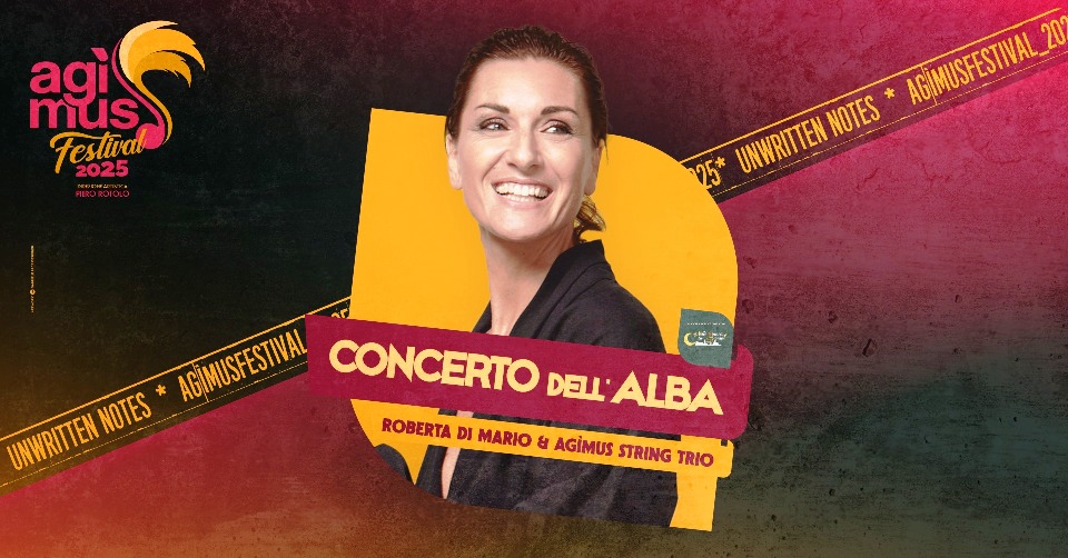 Roberta  Di  Mario  e  Agimus String Trio  a  Mola di Bari ''per  UNWRITTEN  NOTES ''