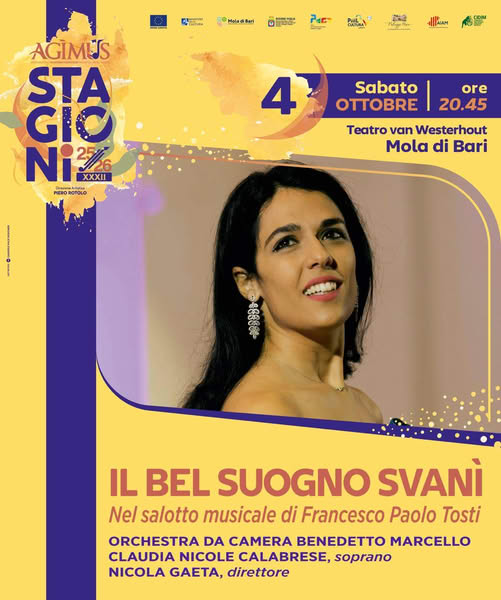 AgimusFestival: ''IL BEL SUOGNO SVANÌ'' con l' ''Orchestra da Camera Benedetto Marcello'' al Van Westerhout