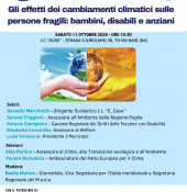 "Gli effetti dei cambiamenti climatici sui soggetti fragili: bambini, disabili ed anziani"