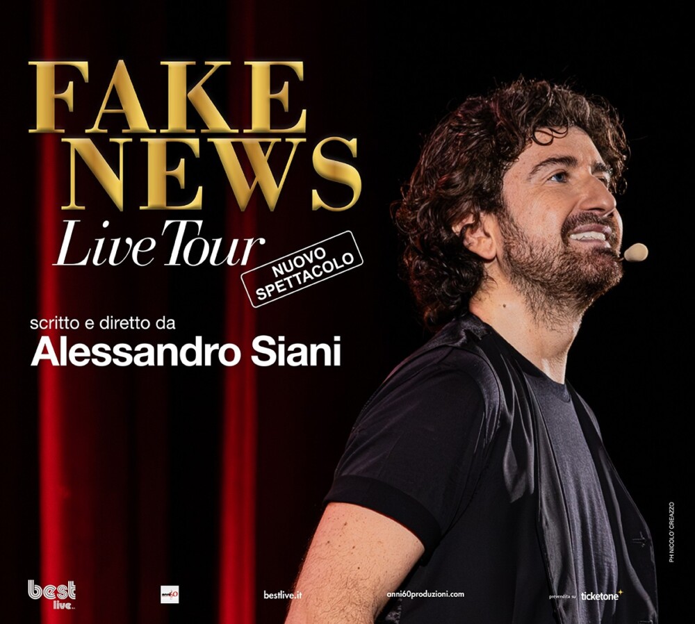 Terza data dell'attore Alessandro Siani con ''Fake News'' al Teatroteam