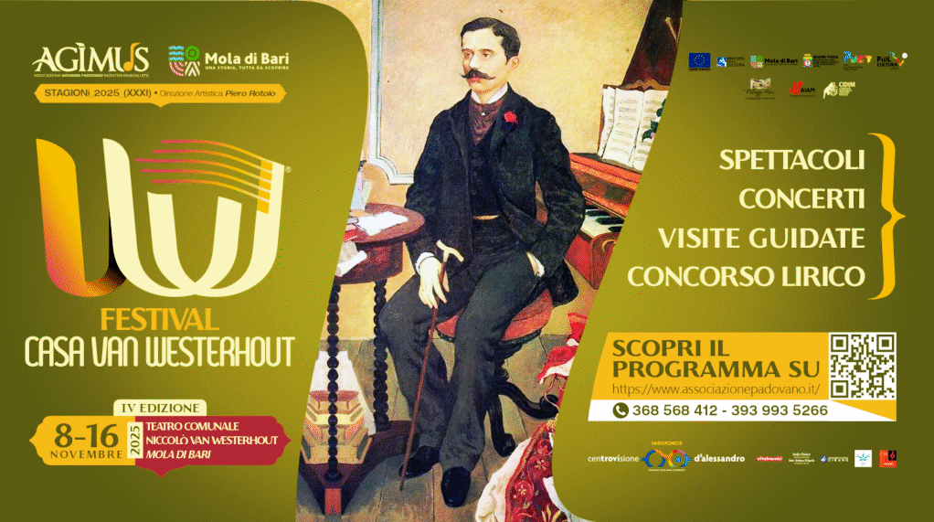 ''' Festival CASA  VAN WESTERHOUT 8 - 16  novembre  2025  a  Mola  di  Bari ''