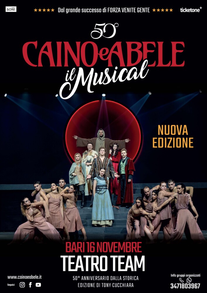 ''CAINO E ABELE'' il musical nella nuova edizione del TeatroTeam
