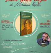 ''Sirene senza enigmi. Un’indagine di Oscar Wilde'' alla Feltrinelli di Bari. L’autore, Mariano Rizzo, dialoga con il giornalista Livio Costarella.Reading a cura di Marileda Maggi