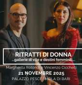 ''Ritratti di Donna” a Palazzo Pesce: Margherita Rotondi e Vincenzo Cicchelli, un viaggio tra passioni e destini''