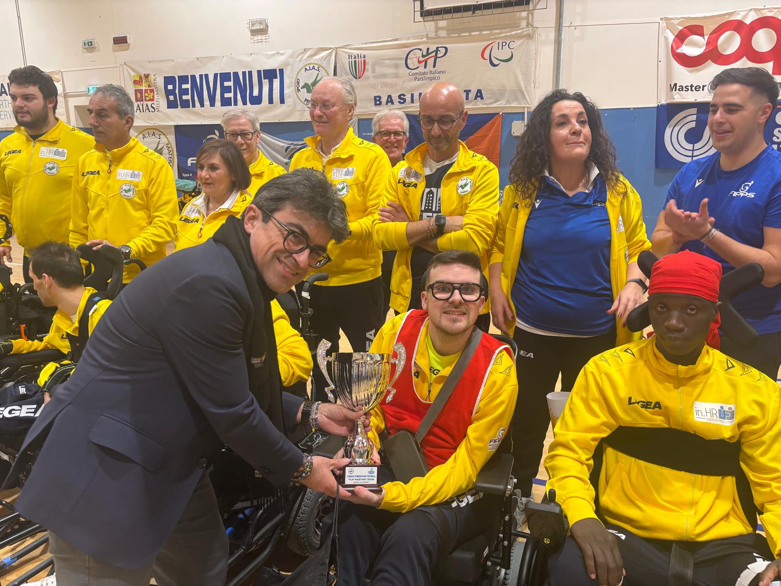 Powerchair Football a Matera: grande successo e soddisfazione.