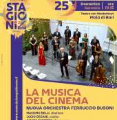 '' LA MUSICA DEL CINEMA - NUOVA ORCHESTRA FERRUCCIO BUSONI - Teatro Niccolò van Westerhout''