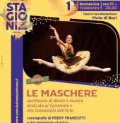 ''Compagnia BALLETTO DEL SUD - LE MASCHERE Rassegna STAGIONi_2025/26'' questa  sera  a  MOLA  DI  BARI