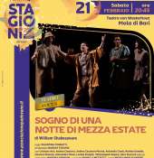 ‘’Sogno di una notte di mezza estate'' di William Shakespeare in scena al Teatro Van Westerhout di Mola di Bari