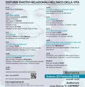 UN CONVEGNO PER ANTONELLA “Disturbi Emotivi e Relazionali nell’arco della vita”